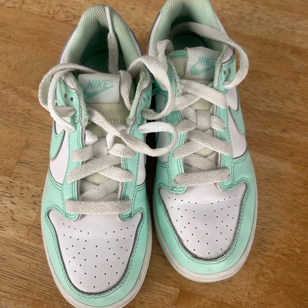 Nike Fresh Green and White Sneakers